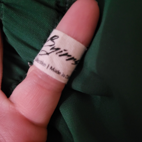 Byinns Women's Off The Shoulder Layered Ruffle Top in Emerald size XXL - Picture 8 of 13